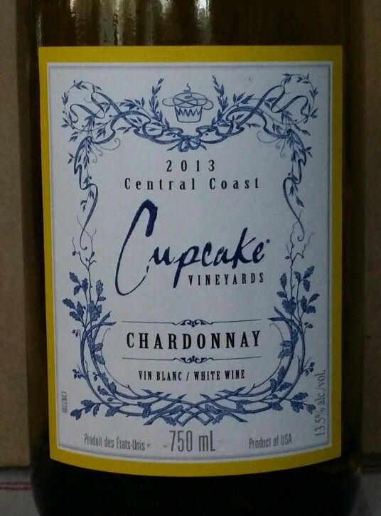 White Wine: Cupcake Chardonnay, 2013, California